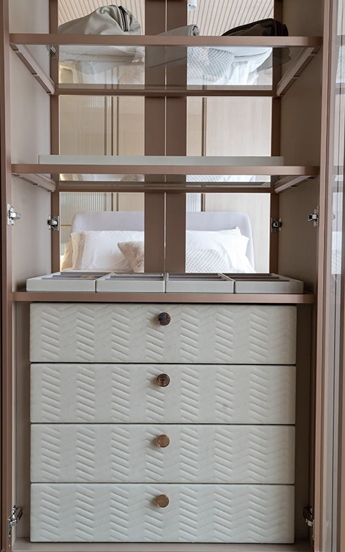 gavetas do closet planejado