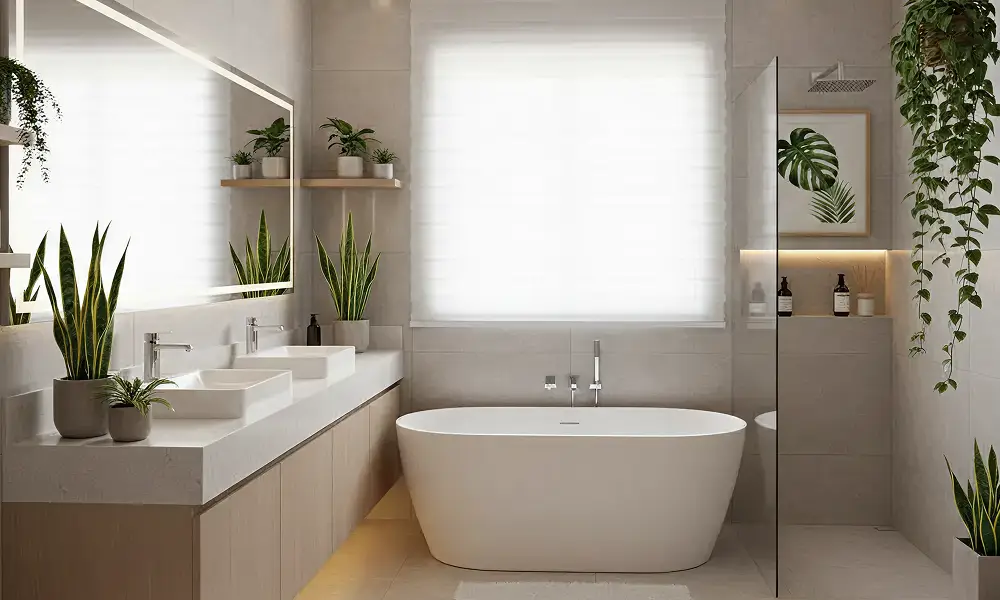 banheiro planejado clean