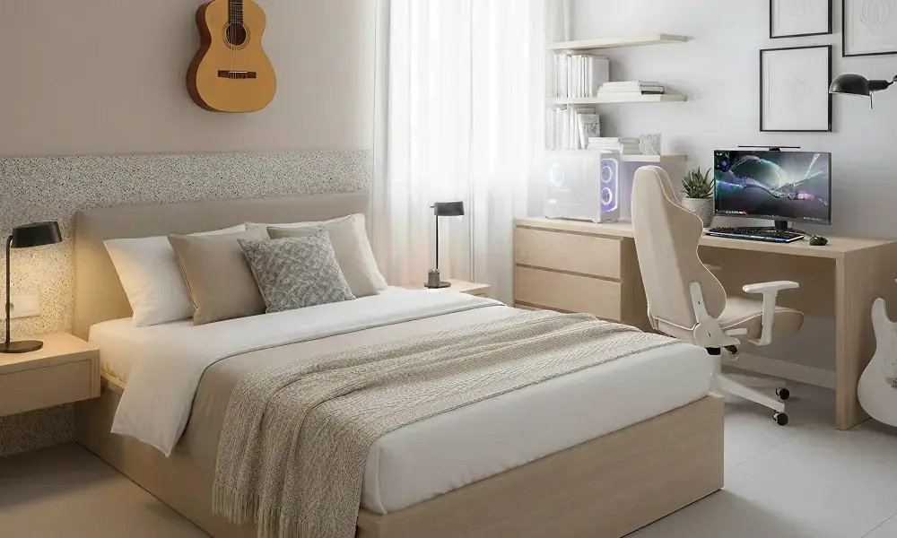 dormitorio gamer planejado