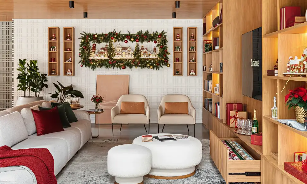 Sala planejada laranja