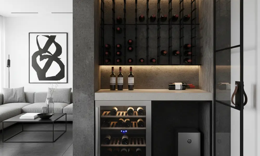 adega planejada em casa