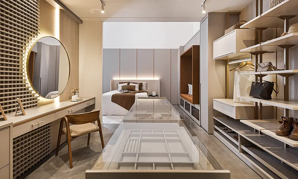 closet amplo e integrado